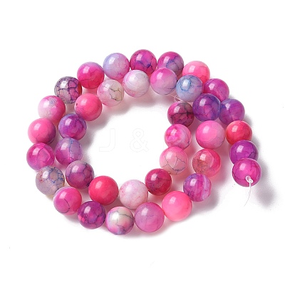 Natural Agate Beads Strands G-NH0001-G02-01-1
