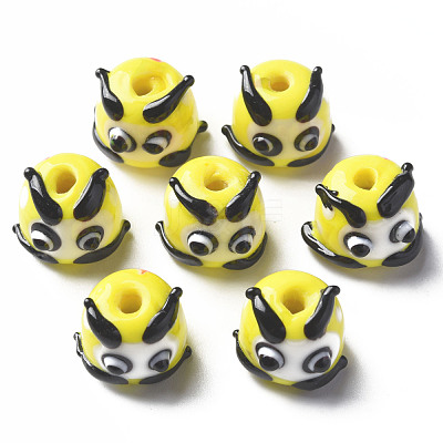 Handmade Lampwork Beads LAMP-T011-02F-1