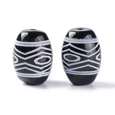 Tibetan Style dZi Beads TDZI-Z001-17-1