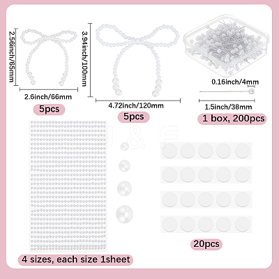 DIY Wedding Bouquet Charm Making Kit DIY-SP0006-90A-1