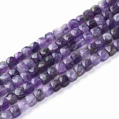 Natural Amethyst Beads Strands G-L537-001-1