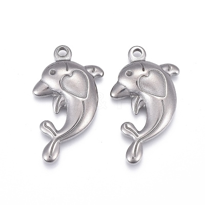 Non-Tarnish 304 Stainless Steel Pendants STAS-F249-31P-1