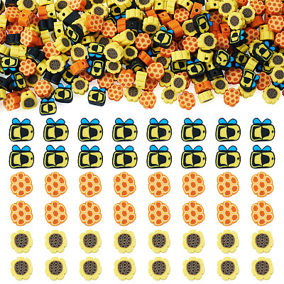 90G Handmade Polymer Clay Beads CLAY-TA0002-06-1