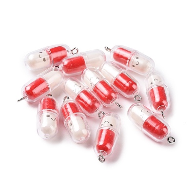 Translucent Plastic Pendants X-KY-L006-29A-1