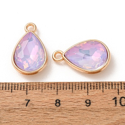Alloy Glass Pendants GL-CBA7A25-02D-1
