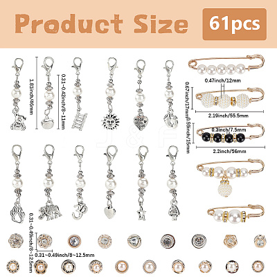 Alloy Pendants & Alloy Safety Pin Brooch AJEW-SP0002-03B-1