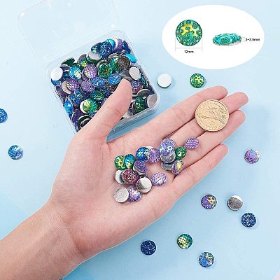 Resin Cabochons CRES-PH0003-17-1