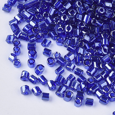 8/0 Two Cut Glass Seed Beads SEED-S033-15A-05-1