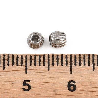 304 Stainless Steel Beads STAS-D394-02E-P-1