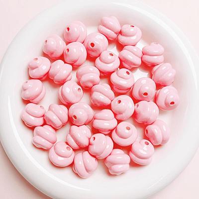 Opaque Acrylic Beads OACR-H034-39E-1