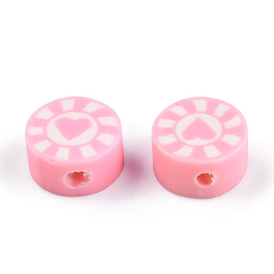 Handmade Polymer Clay Beads CLAY-T019-15-1