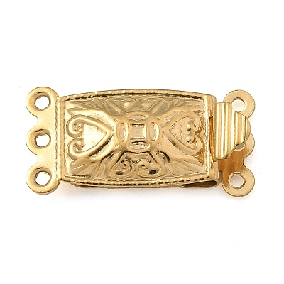 304 Stainless Steel Box Clasps STAS-M084-02B-G-1
