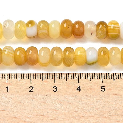 Natural Banded Agate Beads Strands G-F790-I01-01B-1