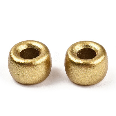 Spray Painted Plastic Beads KY-T025-01-G01-1