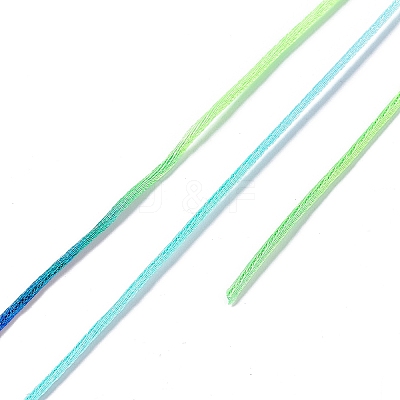 Segment Dyed Nylon Rattail Satin Cords NWIR-A008-01K-1