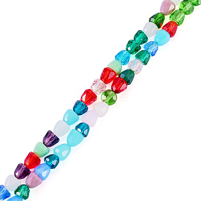 1 Starnd Mixed Styles Glass Beads Strands EGLA-TADJ0001-08-1