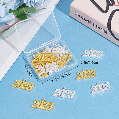 20Pcs 2 Colors Alloy Pendants FIND-SC0004-10-1