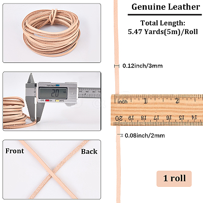 5M Flat Cowhide Leather Cords WL-GF0001-27A-03-1