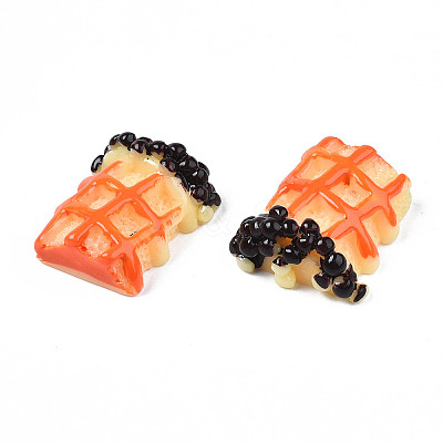 Opaque Epoxy Resin Cabochons CRES-S358-42-1