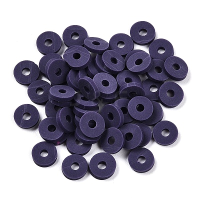 Handmade Polymer Clay Beads CLAY-R067-4.0mm-B04-1