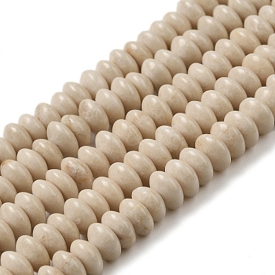 Natural Petrified Wood Beads Strands G-Z030-A27-01-1