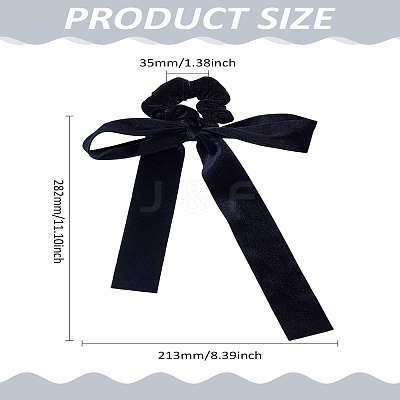 1Pc Velvet Hair Ties OHAR-LP0001-27-1