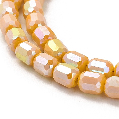 Electroplate Glass Beads Strands EGLA-D030-06D-1