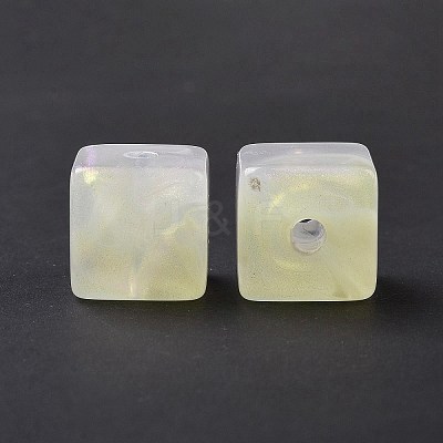 Opaque Acrylic Beads OACR-E014-18H-1
