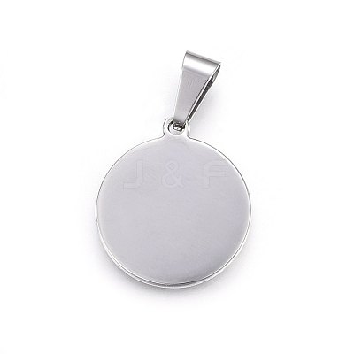 Non-Tarnish 304 Stainless Steel Pendants STAS-P211-22P-1