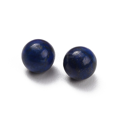 Dyed Natural Lapis Lazuli Sphere Beads G-H359-02H-8mm-1