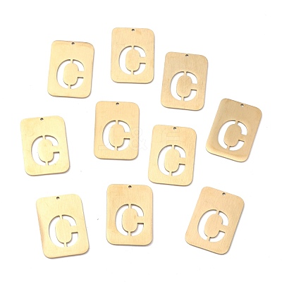 Ion Plating(IP) 304 Stainless Steel Pendants STAS-K216-49C-G-1