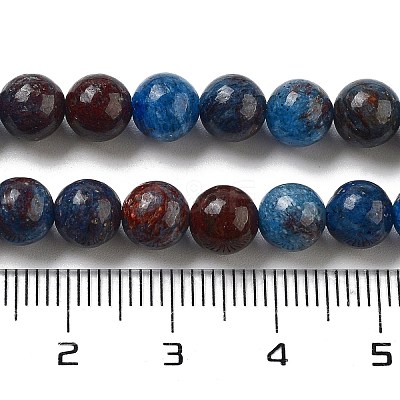 Natural Blue Opal Beads Strands G-H045-A02-8MM-01-1