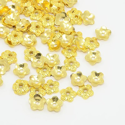 Tibetan Style Alloy Bead Caps LS-TIBEB-EA478Y-G-FF-1