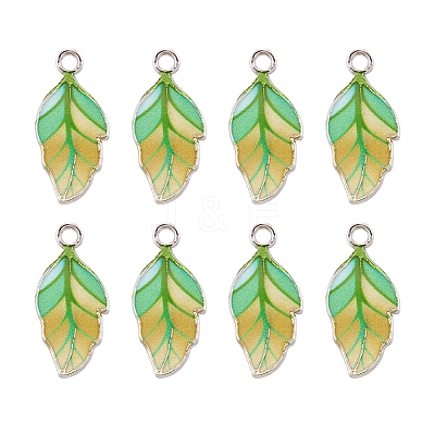 Alloy Enamel Pendants PALLOY-TAC0009-25P-D-1