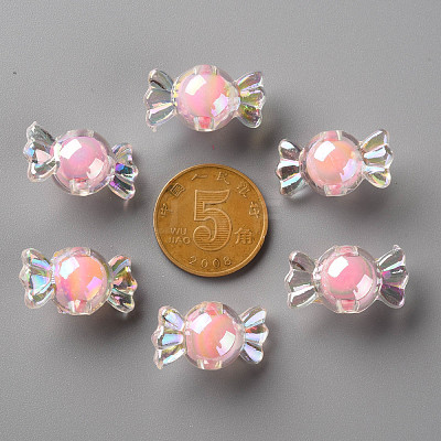 Transparent Acrylic Beads TACR-S152-13B-A01-1