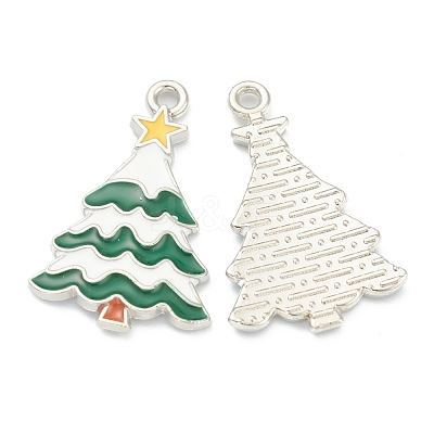 Alloy Enamel Pendants ENAM-J649-18P-1