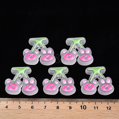 Transparent Acrylic Beads MACR-S374-04B-07-1