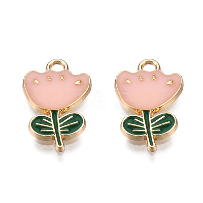 Eco-Friendly Zinc Alloy  Pendants ENAM-R051-07-03G-NR-1