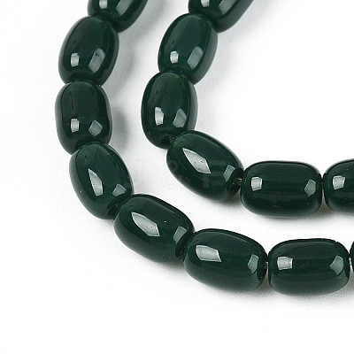 Opaque Glass Beads Strands LS-GLAA-T028-14P-05-1