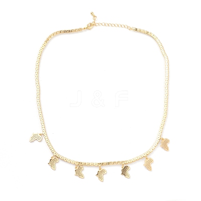 Brass Micro Pave Clear Cubic Zirconia Choker Necklaces NJEW-H308-05G-1