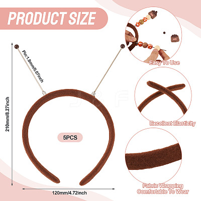 Cloth and Plastic Hair Bands OHAR-TAC0020-01D-1
