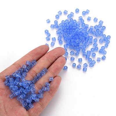 Transparent Glass Bugle Beads SEED-S050-C-001-1