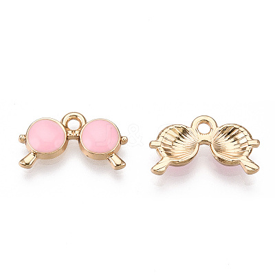 Eco-Friendly Zinc Alloy Pendants ENAM-R051-05-03G-NR-1