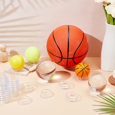 32Pcs Polystyrene Mini Ball Display Bases ODIS-GO0001-15-1