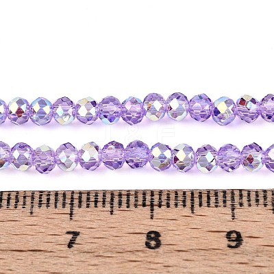 Transparent Glass Beads Strands X-EGLA-N016-3mm-03-1