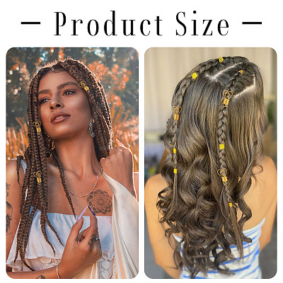 10Pcs Alloy Dreadlocks Beads FIND-TA0008-53A-1