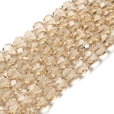 Transparent Glass Beads EGLA-A035-T10mm-D22-1