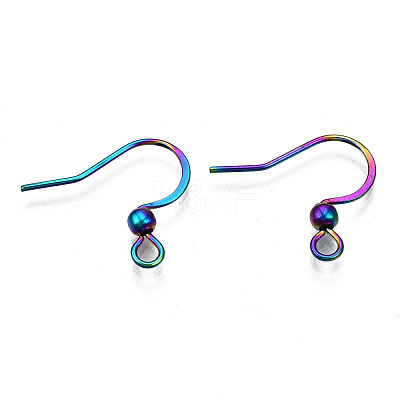 Ion Plating(IP) 304 Stainless Steel French Earring Hooks STAS-S119-014A-1