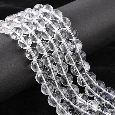 Natural Quartz Crystal Beads Strands X-G-C175-10mm-2-1