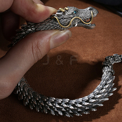 Dragon Brass Cuff Bangles for Men FS-WGEACA2-01-1